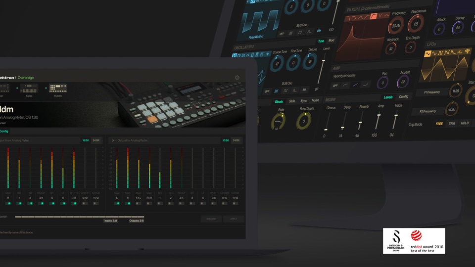 Elektron music production software interface
